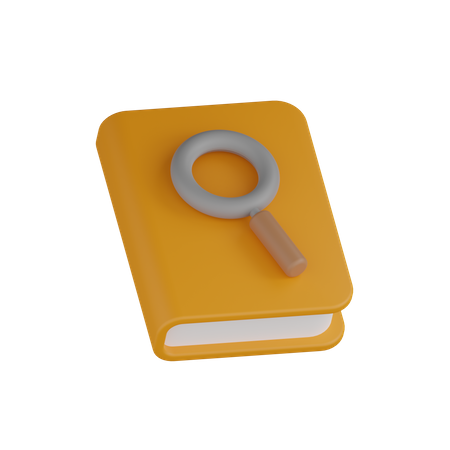 Research Book 3D Icon
