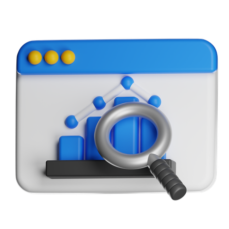Research Data Insight  3D Icon