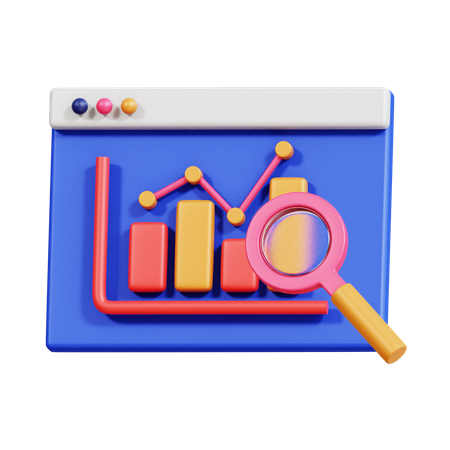 Research Data Insight  3D Icon