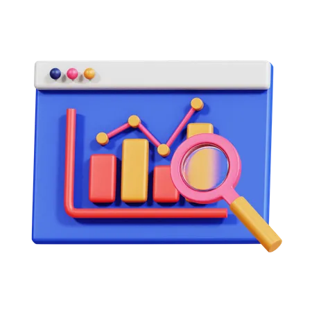 Research Data Insight  3D Icon