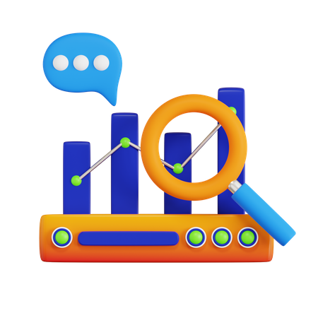 Research Data Insight  3D Icon