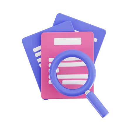 Research File  3D Icon