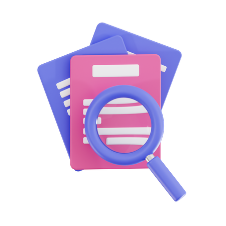 Research File  3D Icon