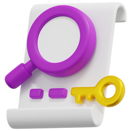 Research Paper  3D Icon