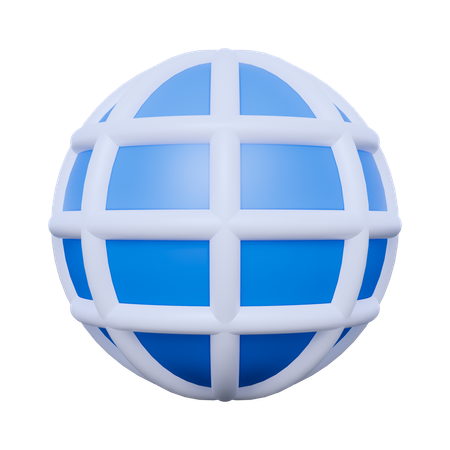 Réseau  3D Icon