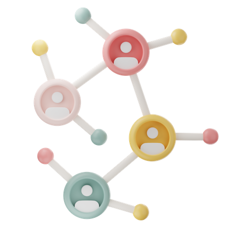 Réseau  3D Icon