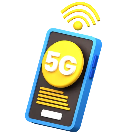 Réseau 5g  3D Icon