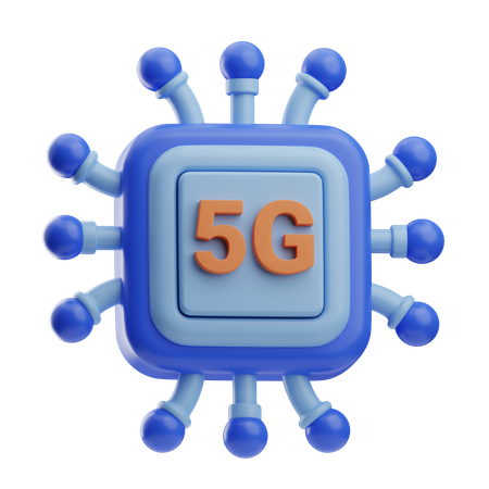 Réseau 5g  3D Icon