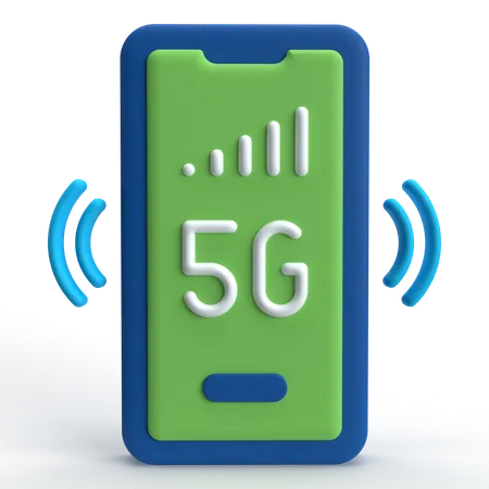 Réseau 5G  3D Icon