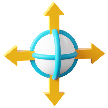 Réseau  3D Icon