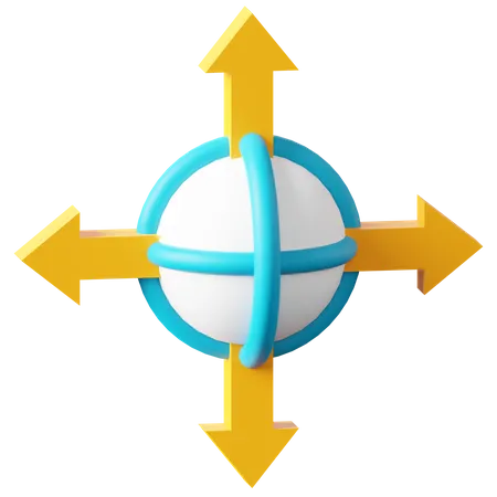 Réseau  3D Icon