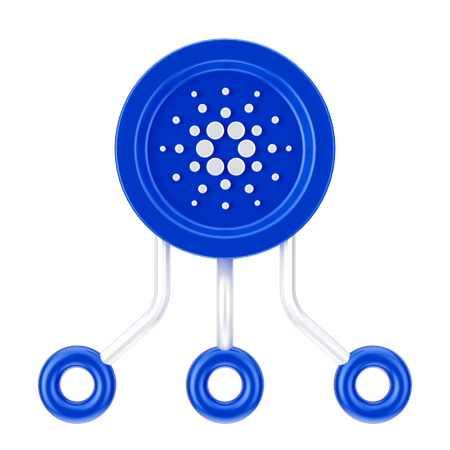 Réseau Cardano  3D Icon