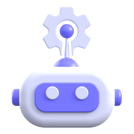 Réseau de robots IA  3D Icon