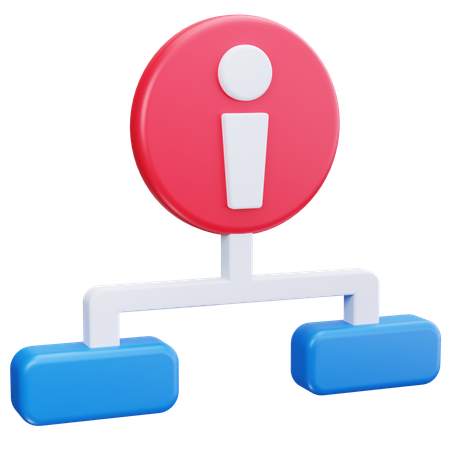 Infos réseau  3D Icon