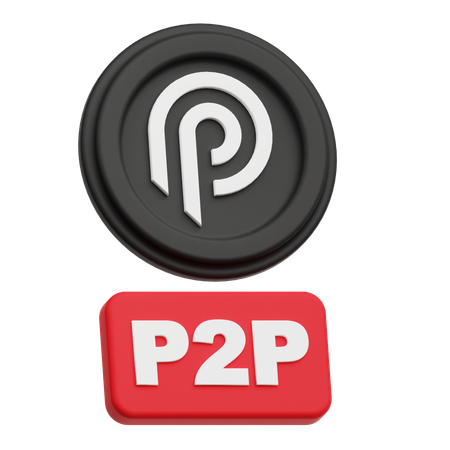 Réseau Pyth P 2 P  3D Icon