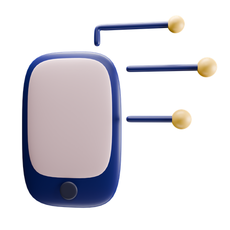 Réseau téléphonique  3D Icon