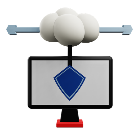 Réseau VPN  3D Icon