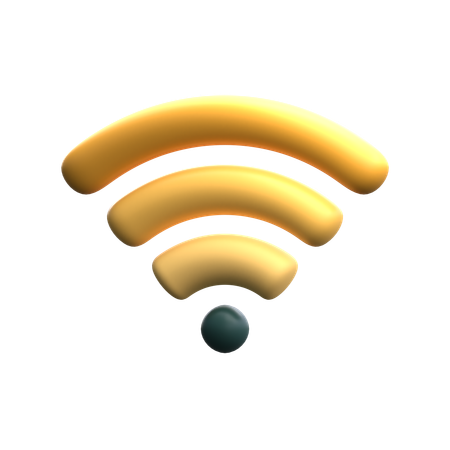 Réseau Wi-Fi  3D Icon