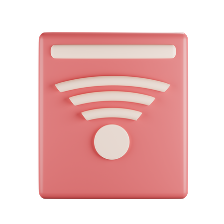 Réseau Wi-Fi  3D Icon