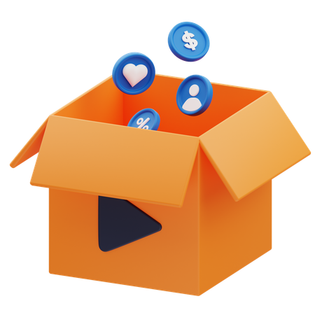 Réseaux sociaux  3D Icon