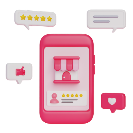 Revisión de la tienda en línea  3D Icon