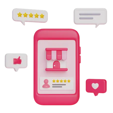 Revisión de la tienda en línea  3D Icon
