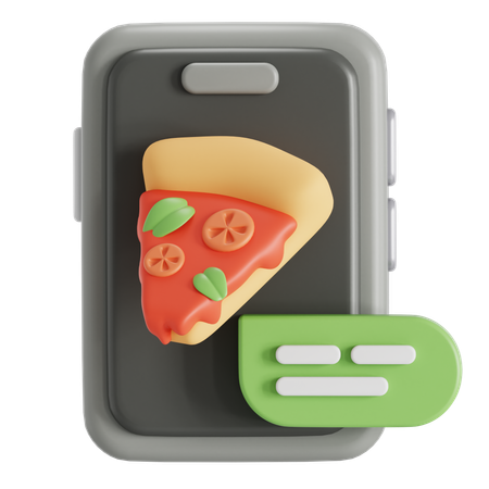 Reseñas de comida  3D Icon