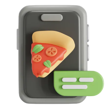 Reseñas de comida  3D Icon