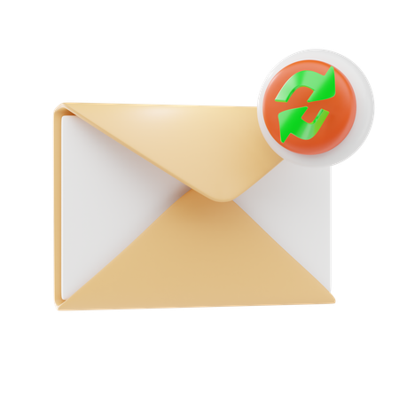 Resend Email  3D Icon