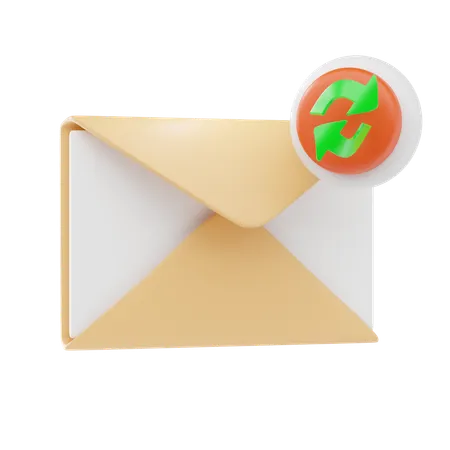 Resend Email  3D Icon