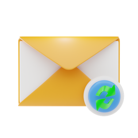 Resend Email  3D Icon