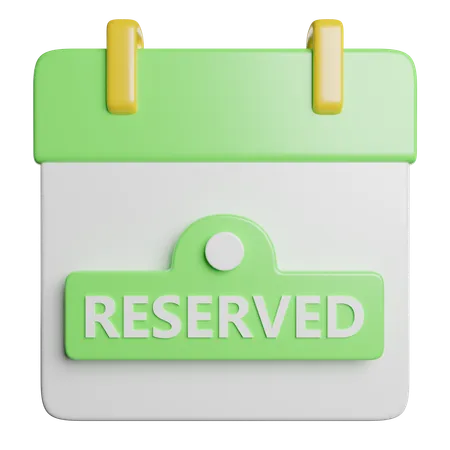 Reservado  3D Icon