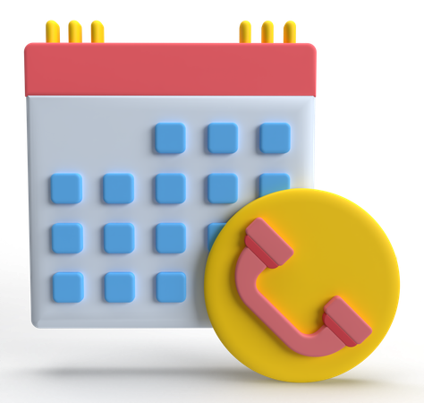 Reservation Time  3D Icon