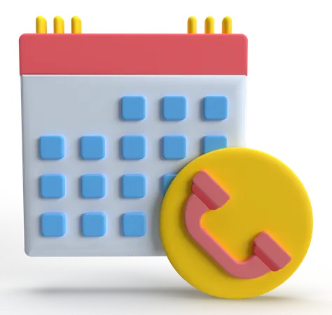 Reservation Time  3D Icon