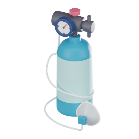 Réservoir d'oxygène médical  3D Icon
