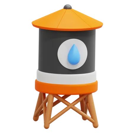 Réservoir d'eau  3D Icon