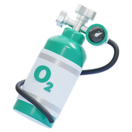 Bouteille d'oxygène  3D Icon