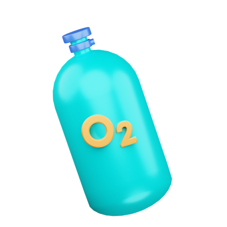 Bouteille d'oxygène  3D Icon