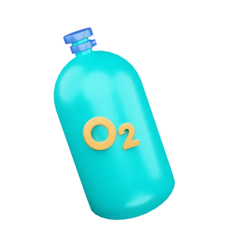 Bouteille d'oxygène  3D Icon