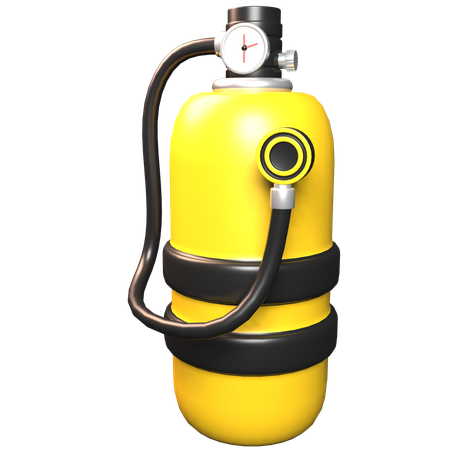 Bouteille d'oxygène  3D Icon