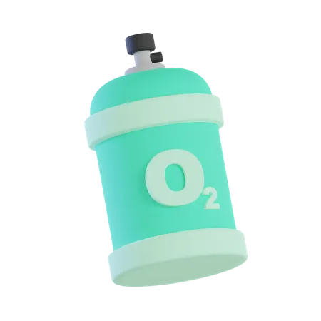 Bouteille d'oxygène  3D Icon