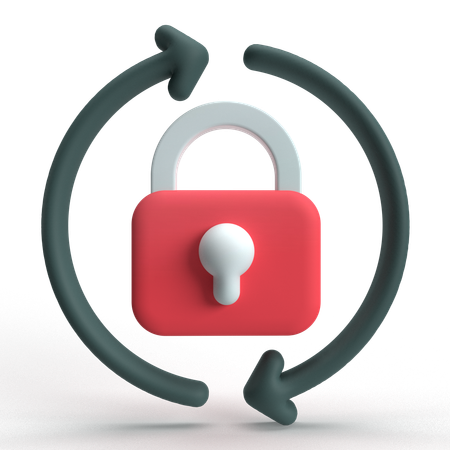 Reset Password  3D Icon