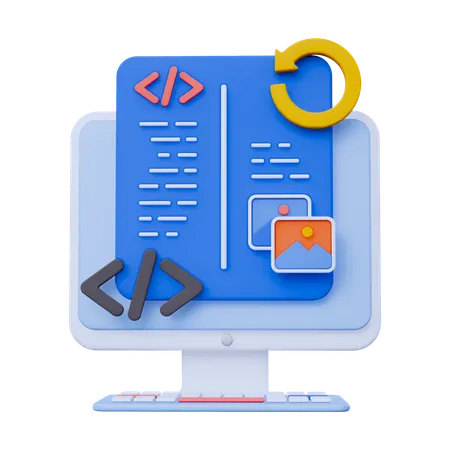 Redefinir programação  3D Icon