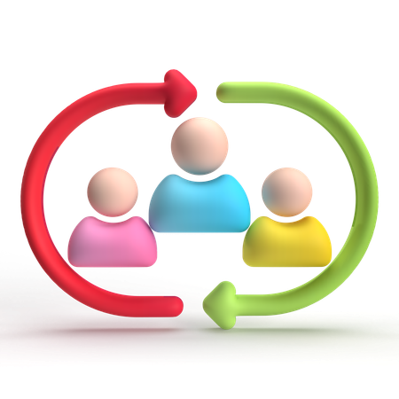 Reset User  3D Icon