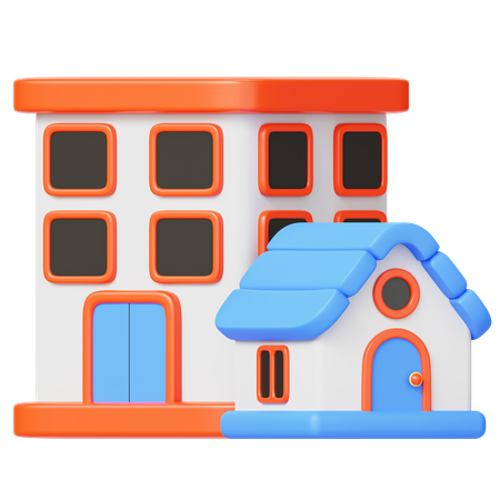 Residential  3D Icon