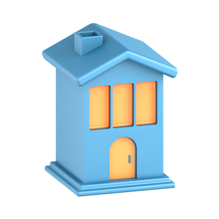 Residential Building  3D Icon