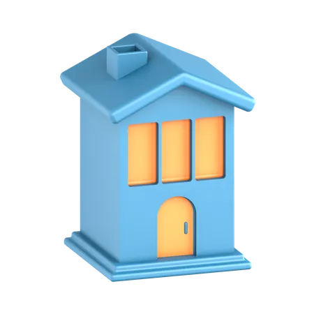 Residential Building  3D Icon
