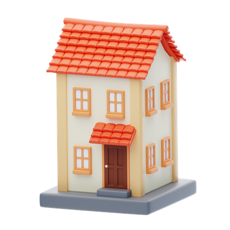 Residential House  3D Icon