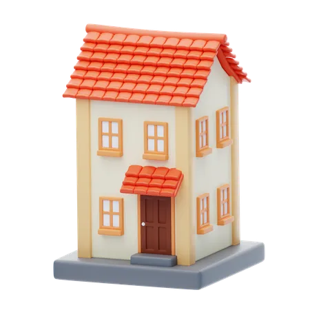 Residential House  3D Icon