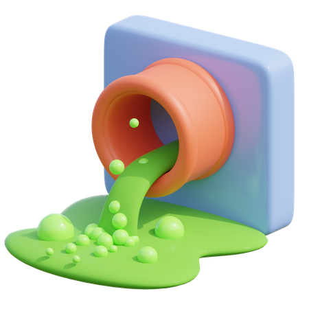 Resíduos de fábrica  3D Icon